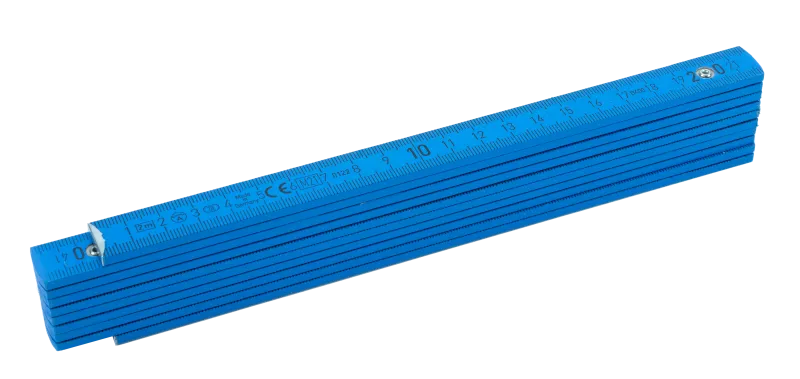 Double-mètre Bois de hêtre - Blanc — vue 3