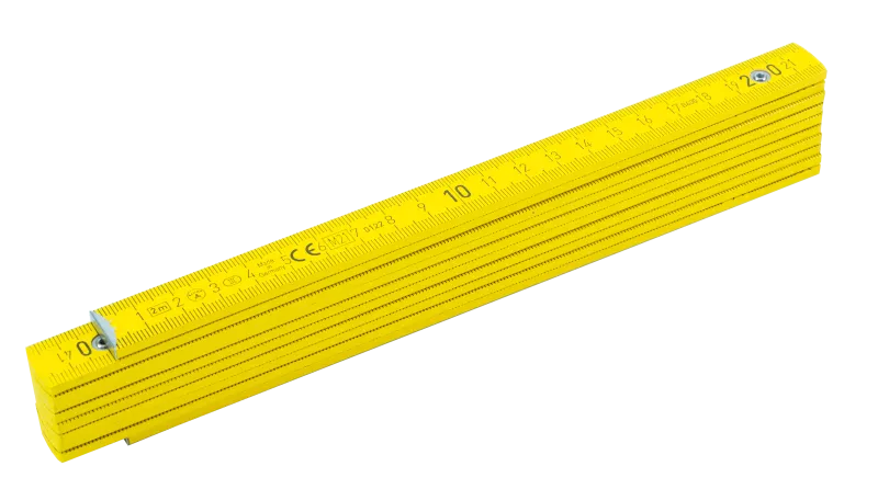 Double-mètre Bois de hêtre - Blanc — vue 5