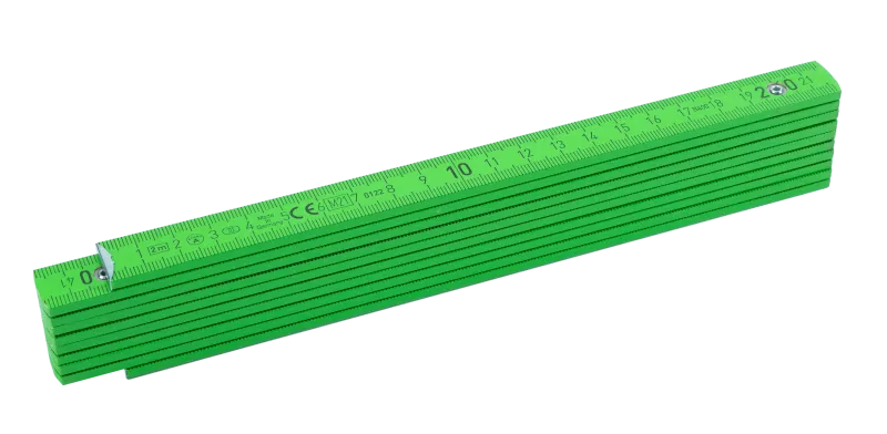 Double-mètre Bois de hêtre - Blanc — vue 9