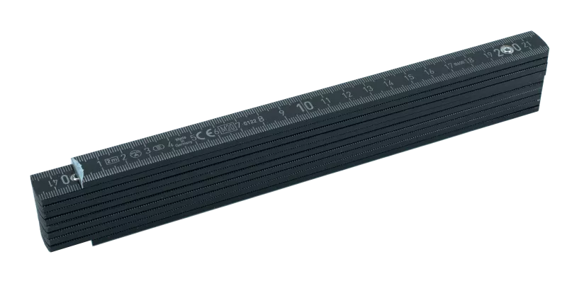 Double-mètre Bois de hêtre - Blanc — vue 15