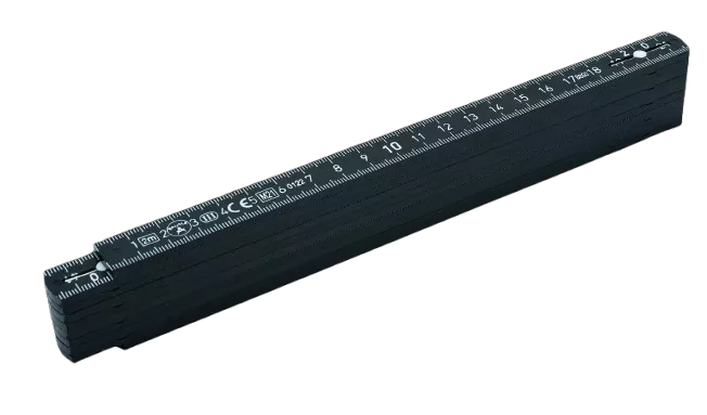 Double-mètre Plastique - Jaune PRO — vue 3