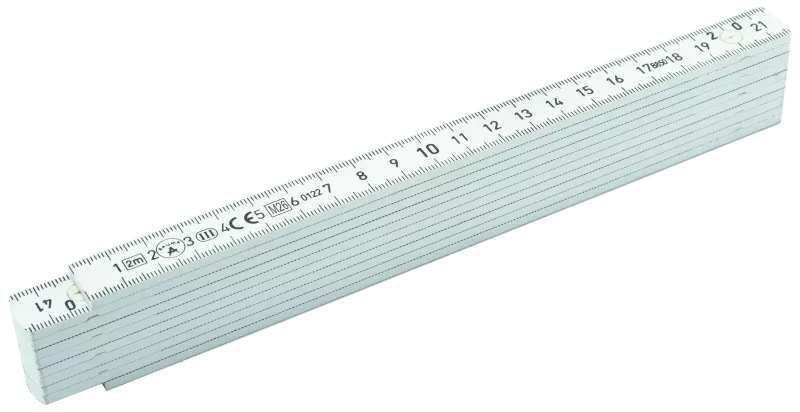 Double-mètre Plastique - Jaune PRO — vue 5