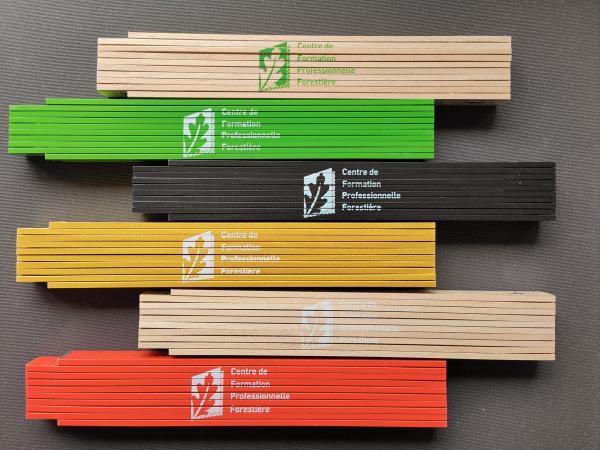 Double mètre bois de hêtre Centre forestier