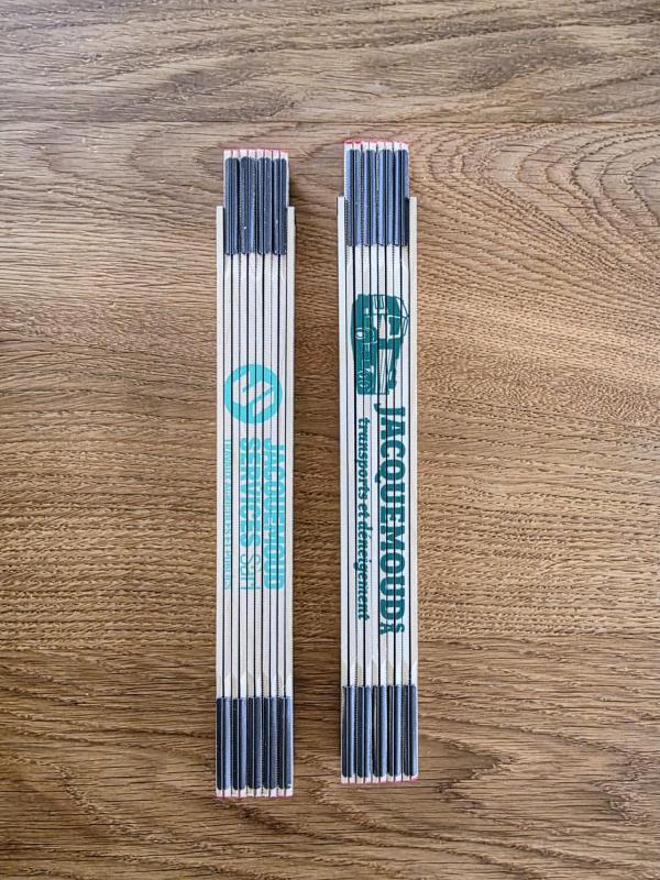 Double mètre bois de hêtre Jacquesmoud