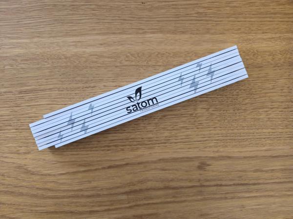 Double mètre bois de hêtre Satom