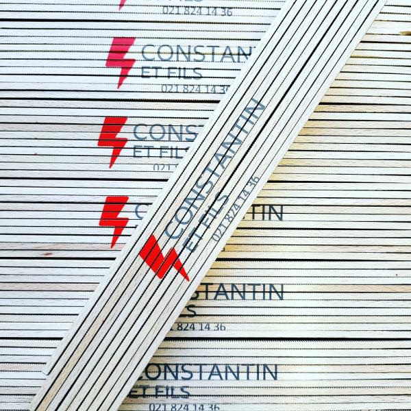 Double mètre bois naturel Constantin